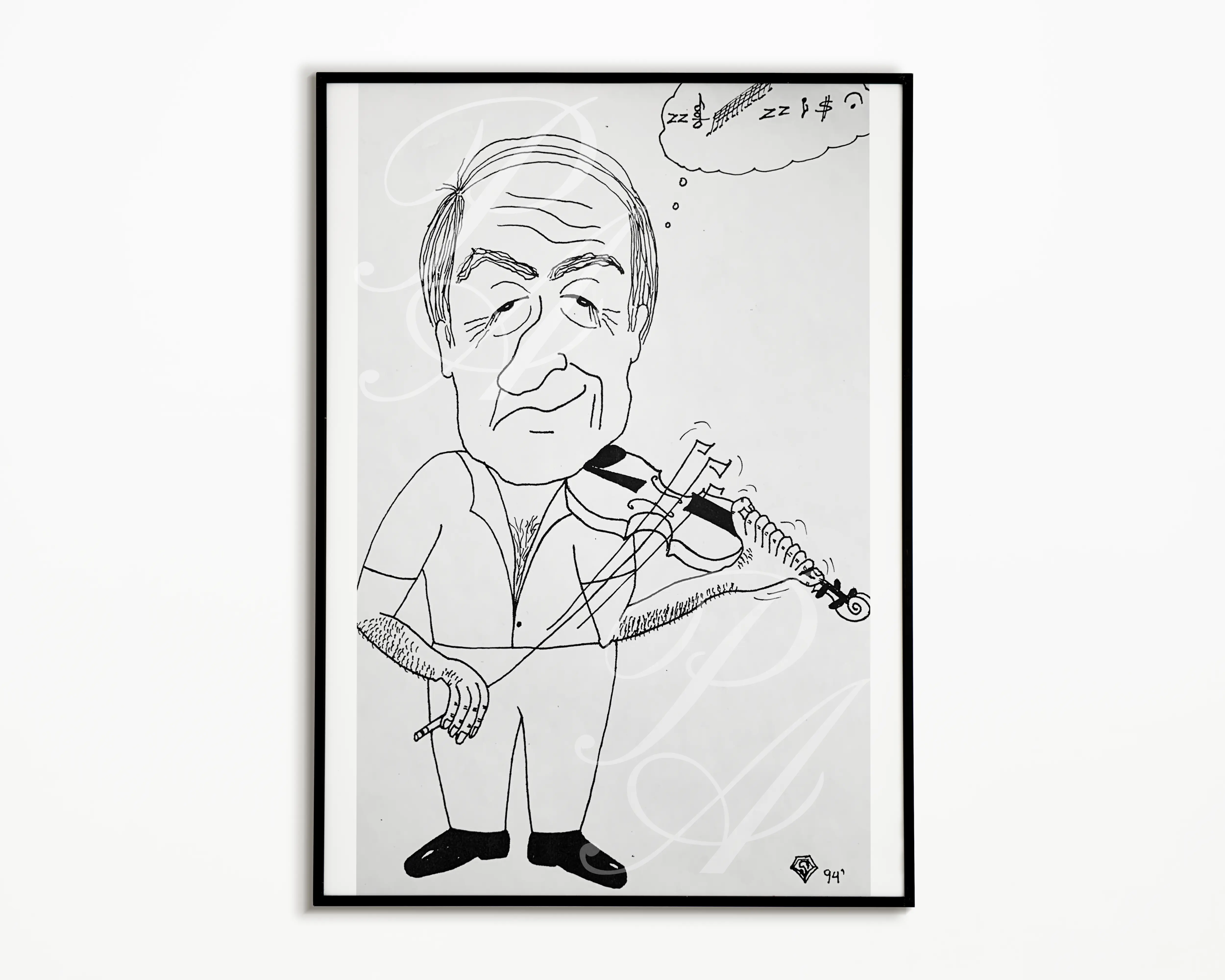 Ruggiero Ricci, violinist. 1994