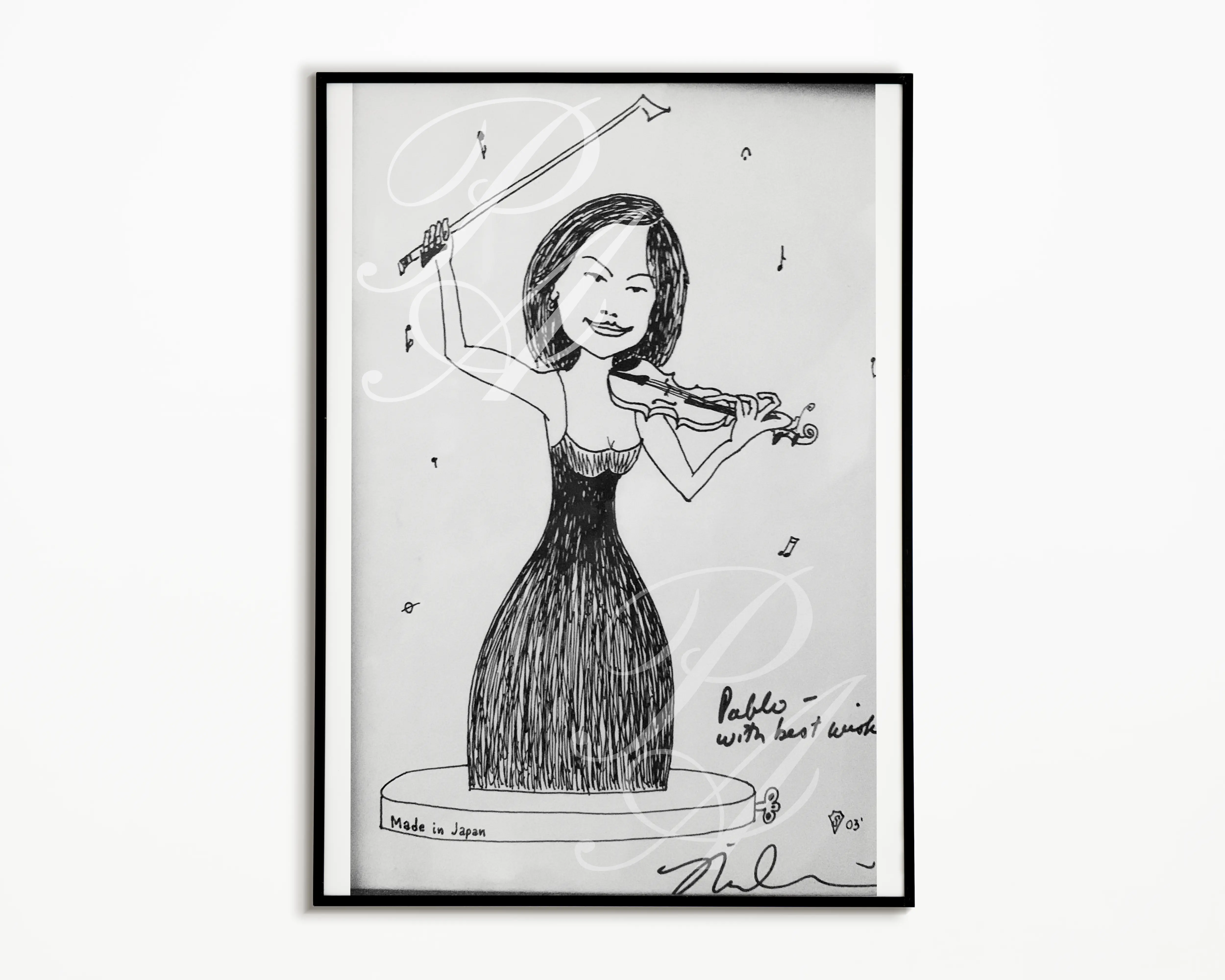 Midori, violinist. 2003