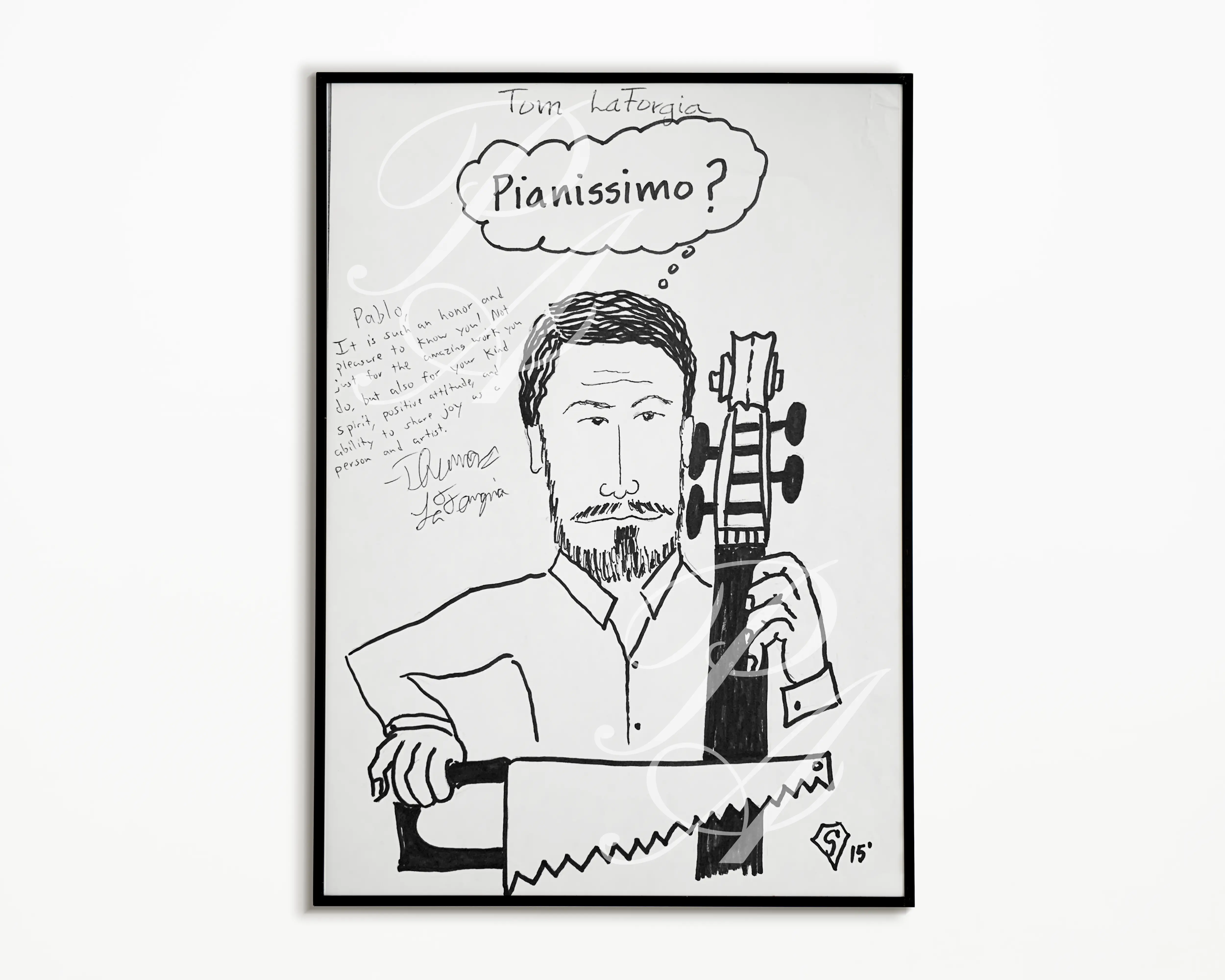 Tom LaForgia, Violin restorer. 2015